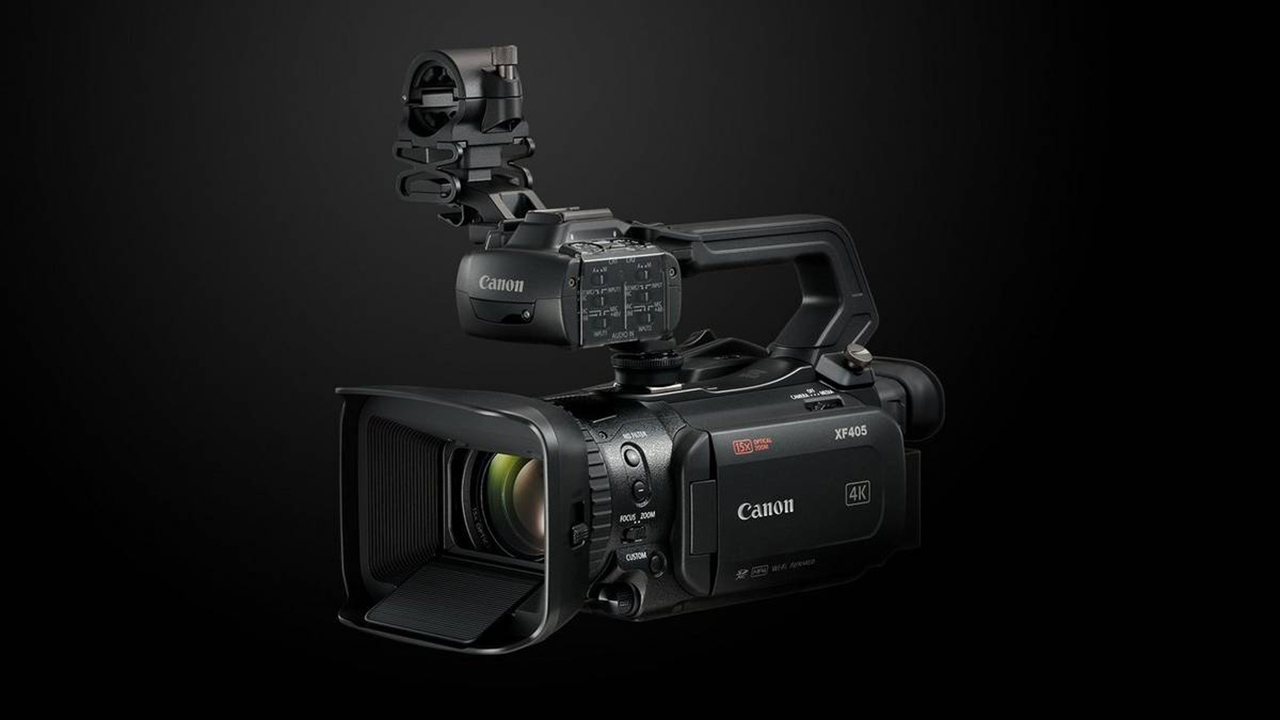 The Canon XF405 is among the camcorders receiving advanced new features. Image: Canon.